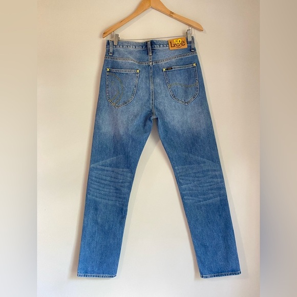 Lee X Smiley men’s Mick comfort tapered jeans size 29x31 In Blue - Picture 6 of 12